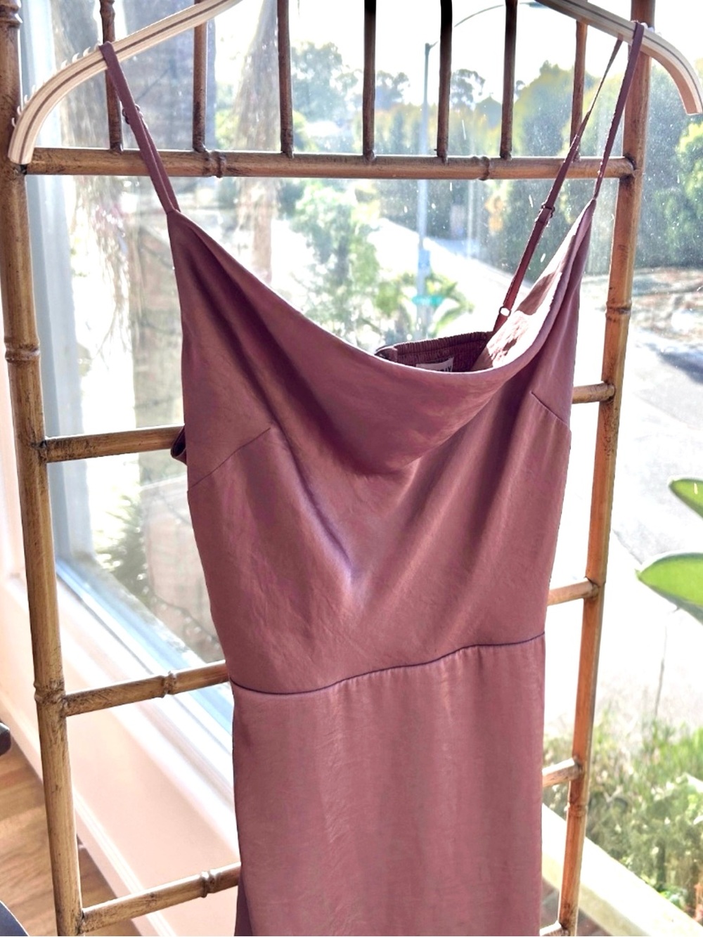 Sunday Best Aritzia Spencer Slip Dress in Lilac Bloom EUC Size Small - Picture 1 of 7
